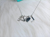 LOVE TEXT PEDANT NECKLACE