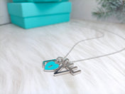 LOVE TEXT PEDANT NECKLACE