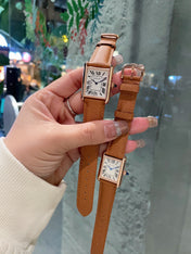 TANK MUST PINK GOLD BROWN EPSOM LEATHER