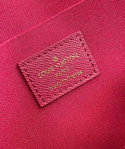 FÉLICIE POCHETTE 21 IN BROWN MONOGRAM CANVAS GOLD HARDWARE