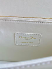 MISS LADY 24 LARGE BAG IN WHITE LAMBSKIN