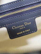 SMALL 25 D-VIBE BOWLING BAG IN BLUE MONOGRAM OBLIQUE JACQUARD