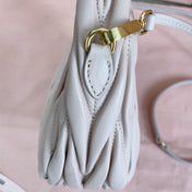 WANDER MATELASSÉ NAPPA MINI BAG 18 IN NUDE PINK LAMBSKIN