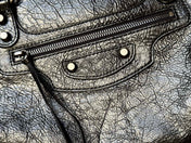 LE CITY BAG IN BLACK LEATHER