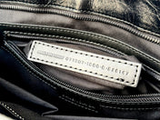 LE CITY BAG IN BLACK LEATHER