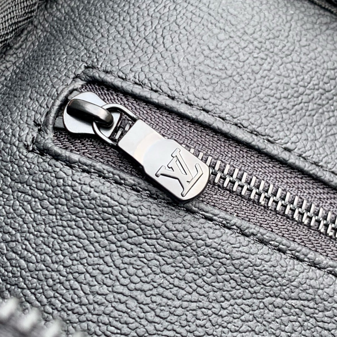 DOPP KIT 28 IN DARK BLUE MONOGRAM SHADOW CALFSKIN