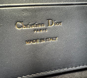 DIOR 25S 30 MONTAIGNE DEA POUCH BLUE OBLIQUE JACQUARD 26 IN CANVAS