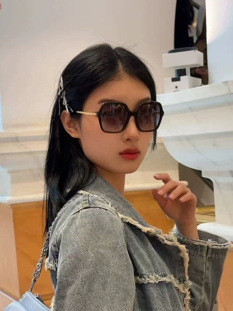 SQUARE FRAME SUNGLASSES G6640 IN METAL