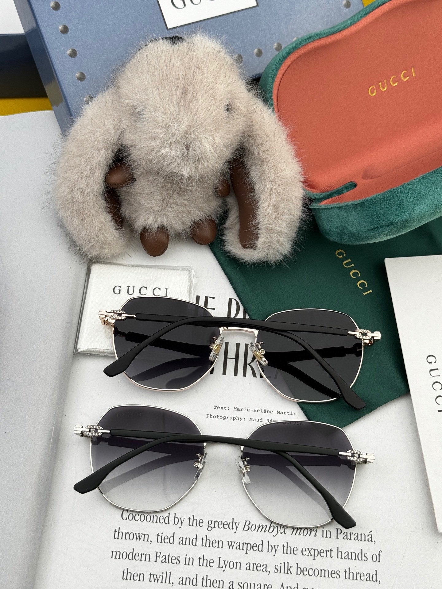 OVERSIZED ROUND FRAME SUNGLASSES G4639 IN METAL