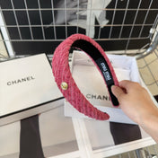 PINK HEADBAND TWEED 407941