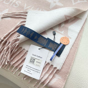 ESSENTIAL SCARF 186 CM IN BEIGE PINK WOOL 399779