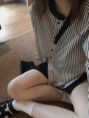 CHANEL 25S STRIPED SHIRT STYLE 103
