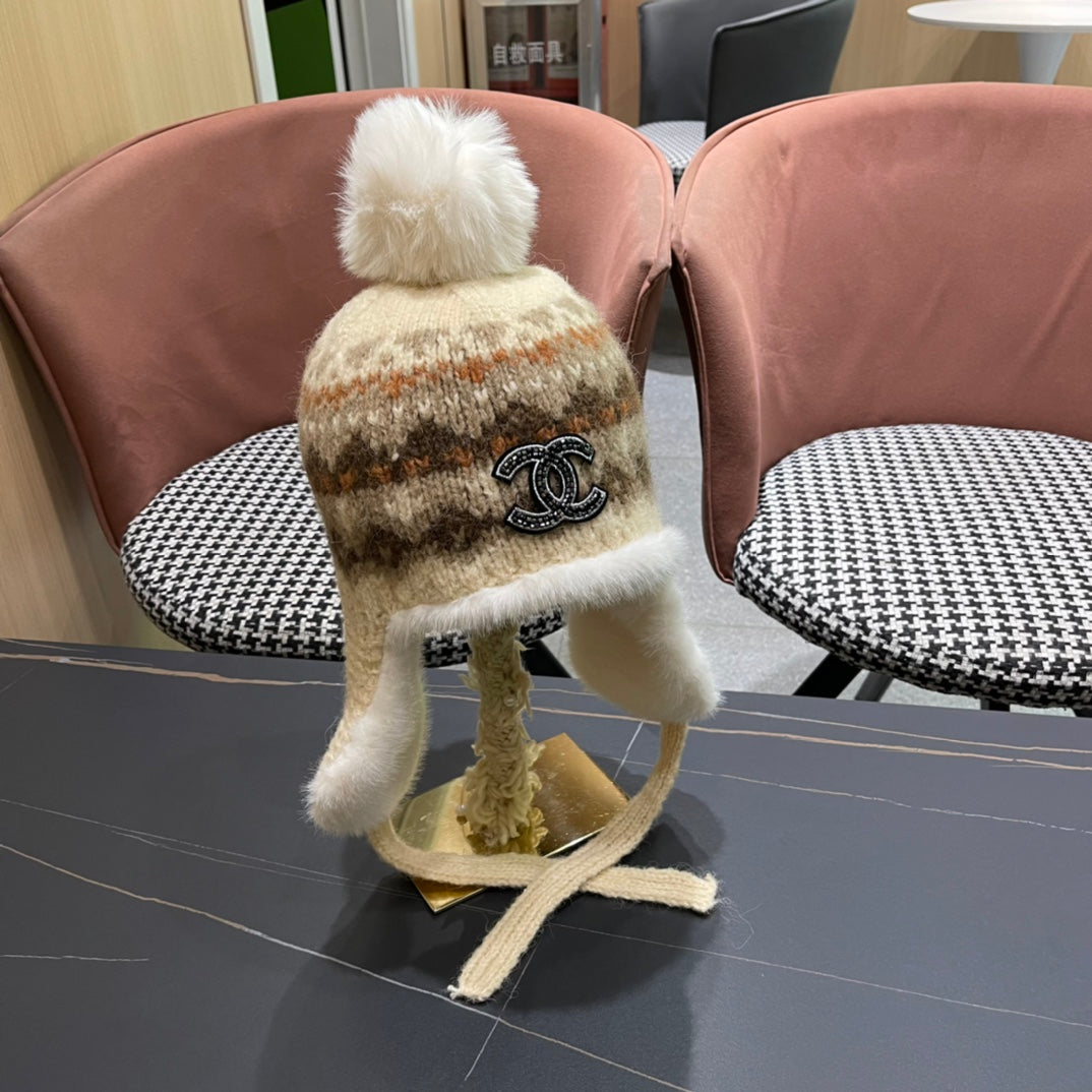 PLUSH WINTER HAT COLORFUL 431201