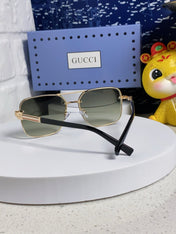 SQUARE FRAME SUNGLASSES 563175 IN METAL