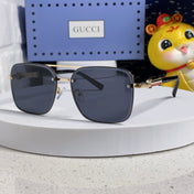 SQUARE FRAME SUNGLASSES 563175 IN METAL