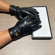 TOUCHSCREEN GLOVES IN BLACK LAMBSKIN 435967