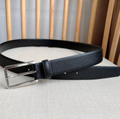 PRADA 25S BELT 30 MM IN BLACK CALFSKIN 585794