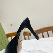 GUCCI 26S HORSEBIT HIGH-HEELED SANDALS 80 MM IN BLACK CALFSKIN