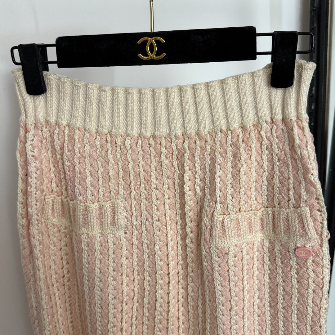 CHANEL 26S KNITTED MINI SKIRT 845