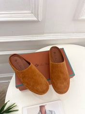 LP 25S MULES IN BURNT ORANGE SUEDE