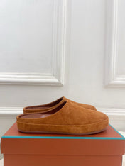 LP 25S MULES IN BURNT ORANGE SUEDE