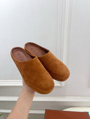 LP 25S MULES IN BURNT ORANGE SUEDE