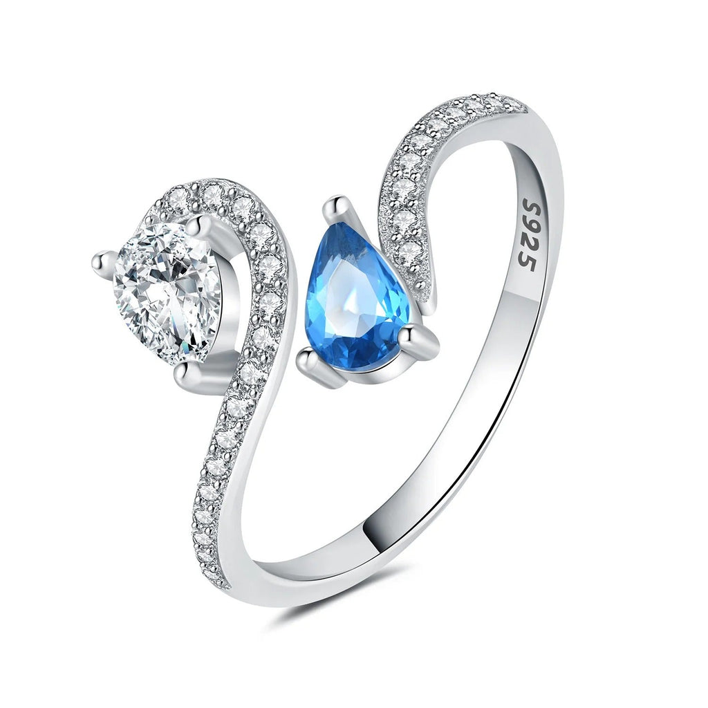 Classic Blue Zircon Opening Ring