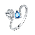 Classic Blue Zircon Opening Ring