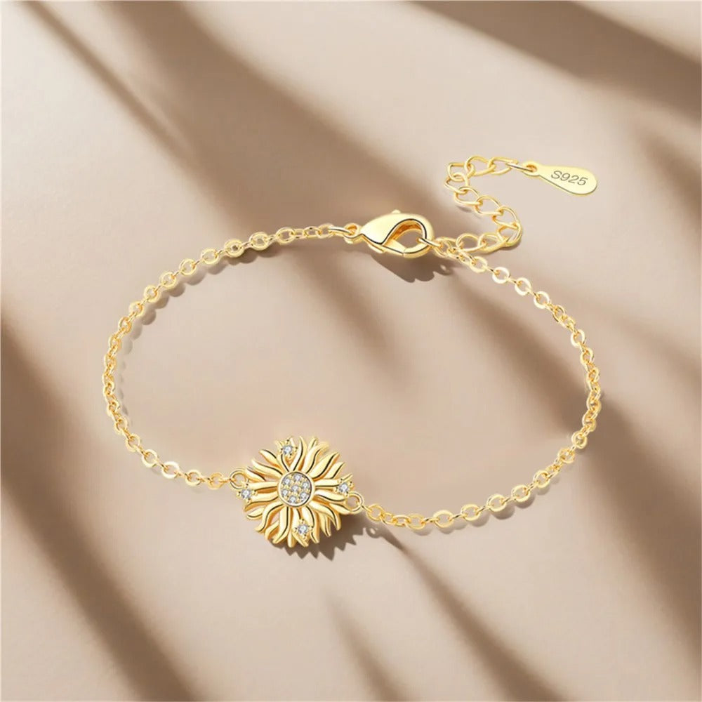 Exquisite Golden Sun Bracelet Chain Link