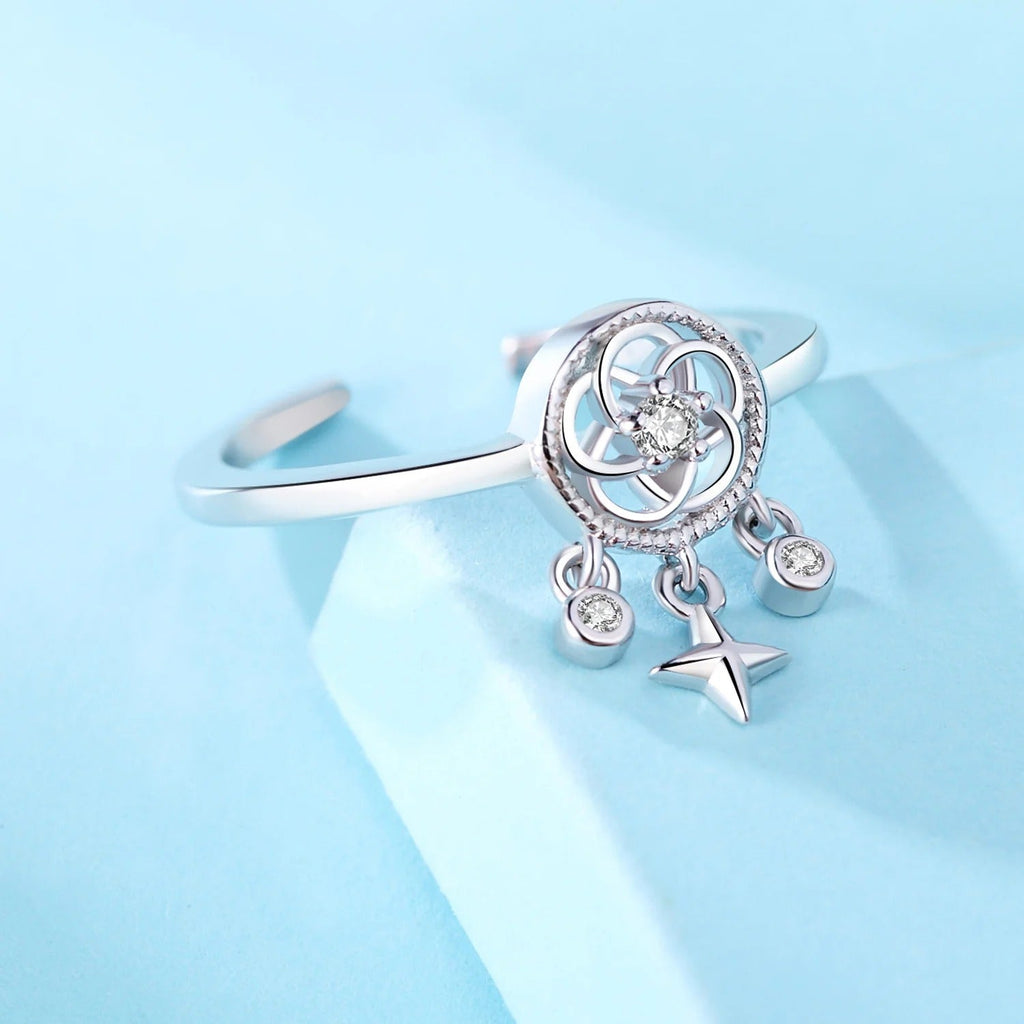 Dream Catcher's Lucky Symbol Opening Ring