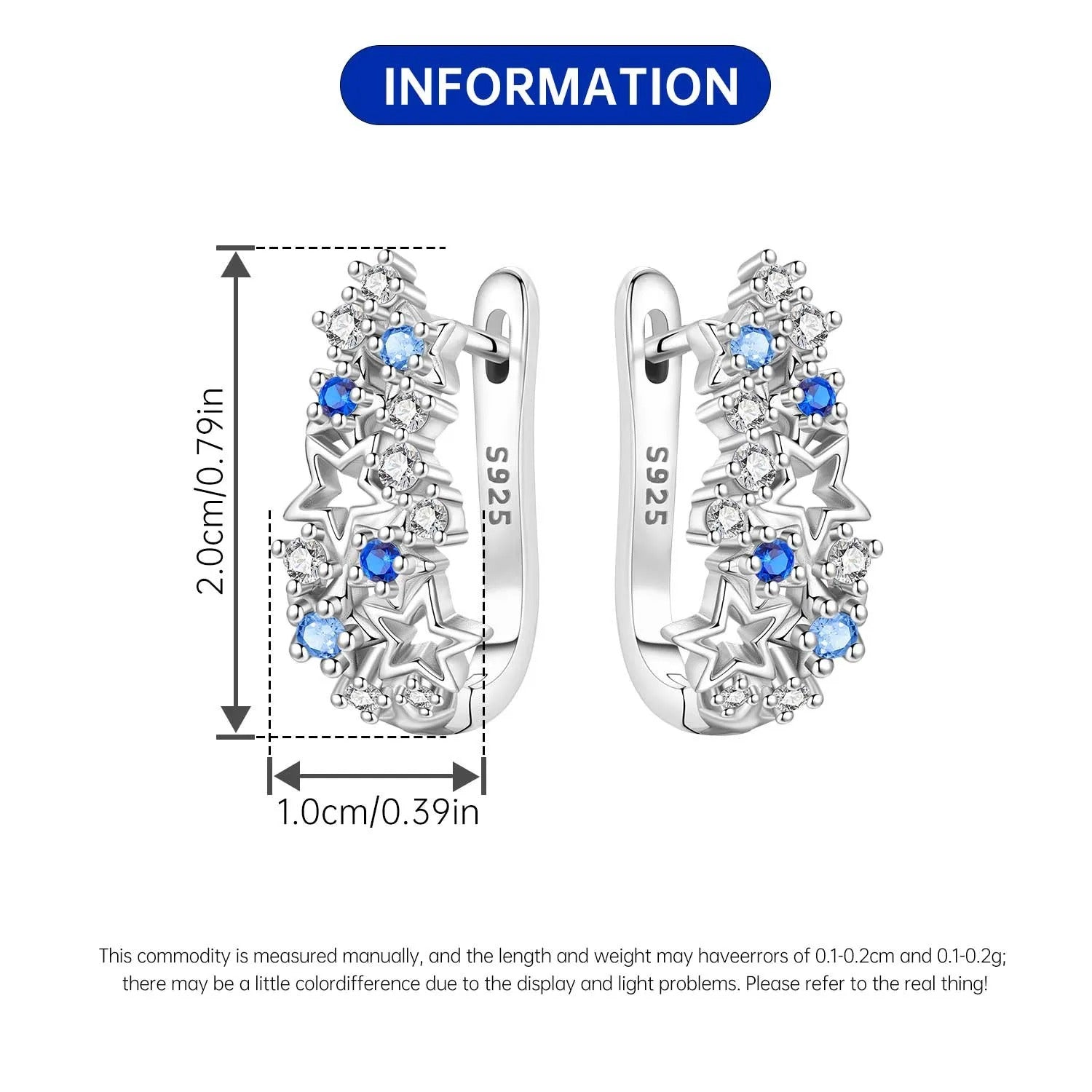 Blue Star River Earrings Women